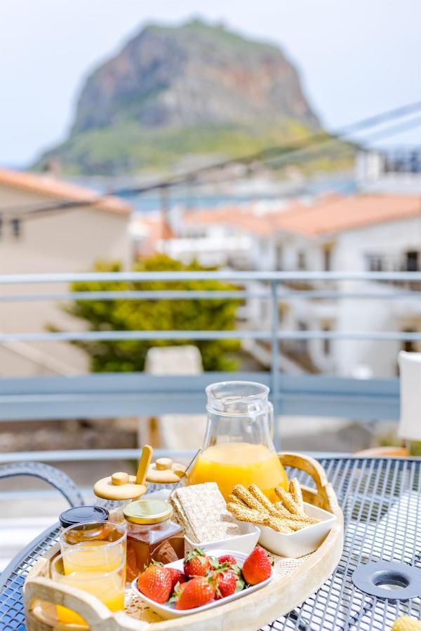 Monemvasia Modern Flat With Panoramic Sea View Dış mekan fotoğraf