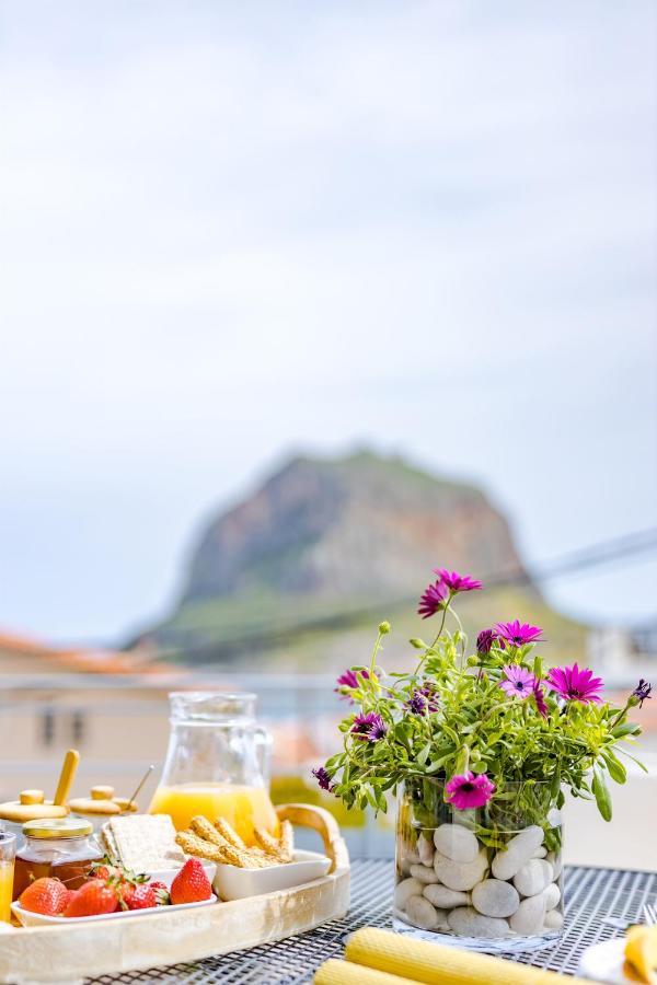 Monemvasia Modern Flat With Panoramic Sea View Dış mekan fotoğraf