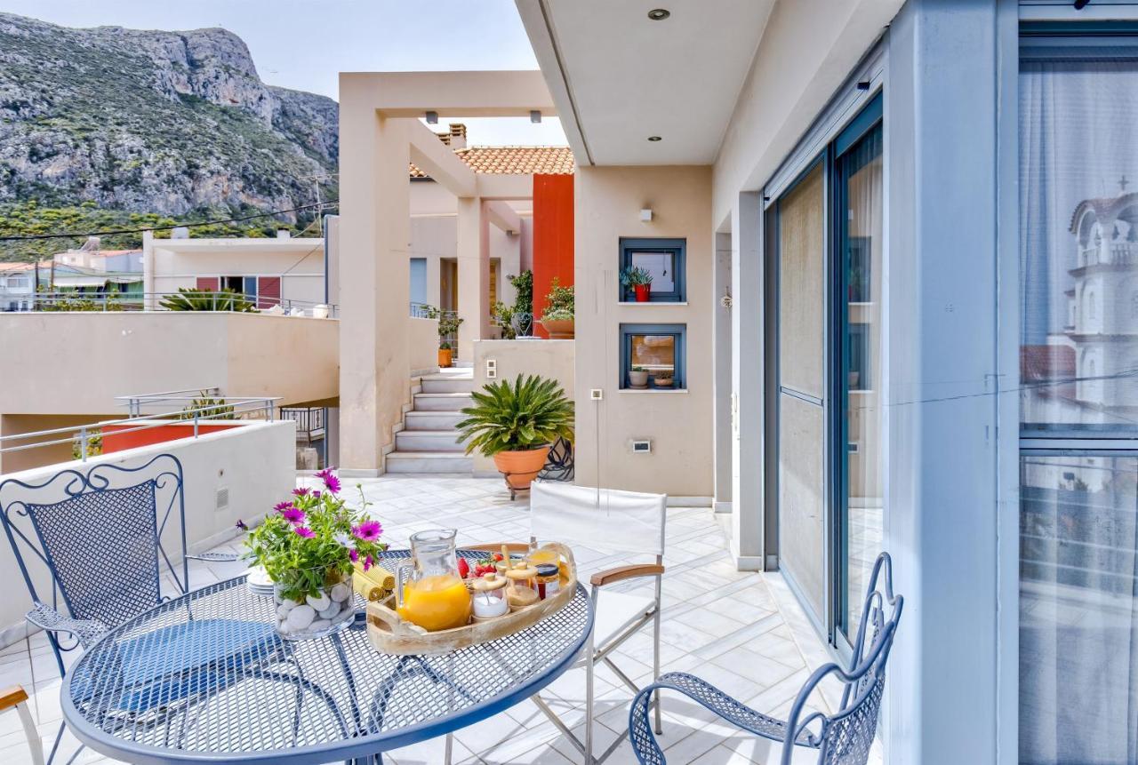 Monemvasia Modern Flat With Panoramic Sea View Dış mekan fotoğraf